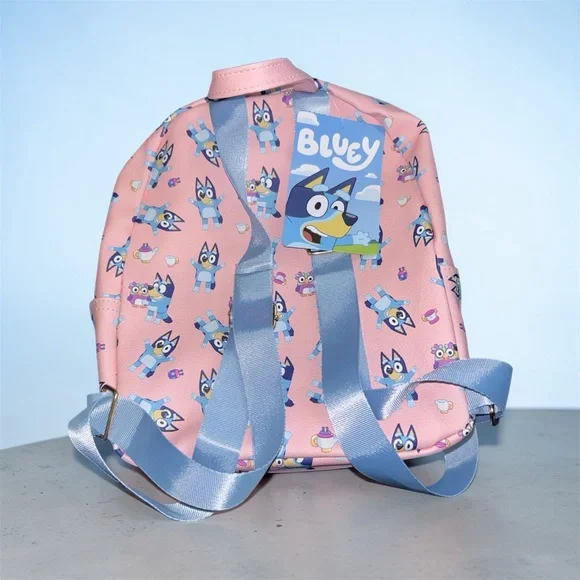 Pink BLUEY Backpack with Bluey Character Print - Picture 2 of 3